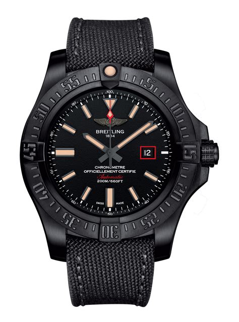 breitling avenger blackbird black dial strap|Breitling Avenger blackbird review.